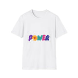 Retro Flower Power Color Pop Unisex Softstyle Tee - snazzymerch