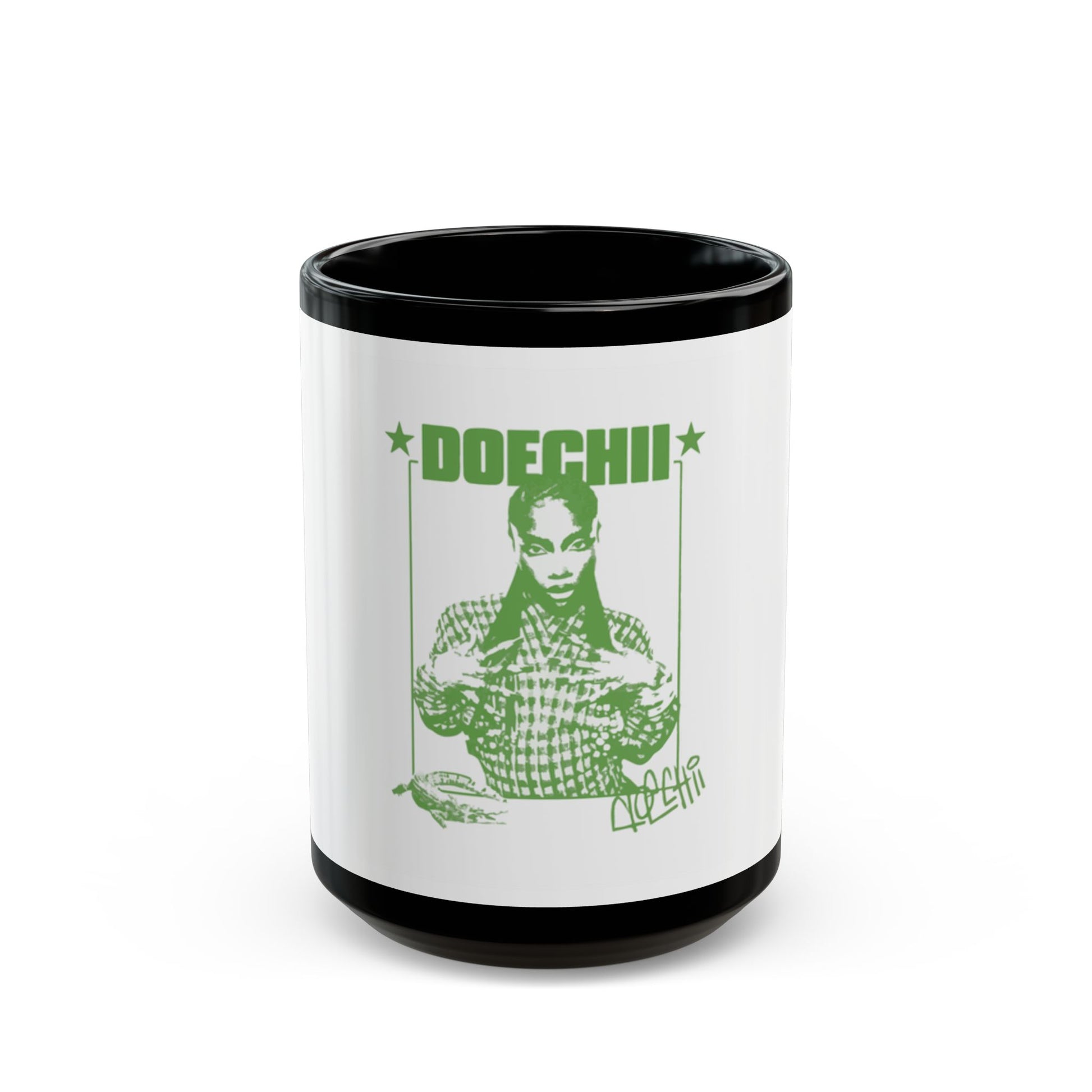 Star Frame Black Mug (11oz, 15oz) - snazzymerch