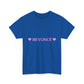 Pink Heart Bold Letter Unisex Heavy Cotton Tee - snazzymerch
