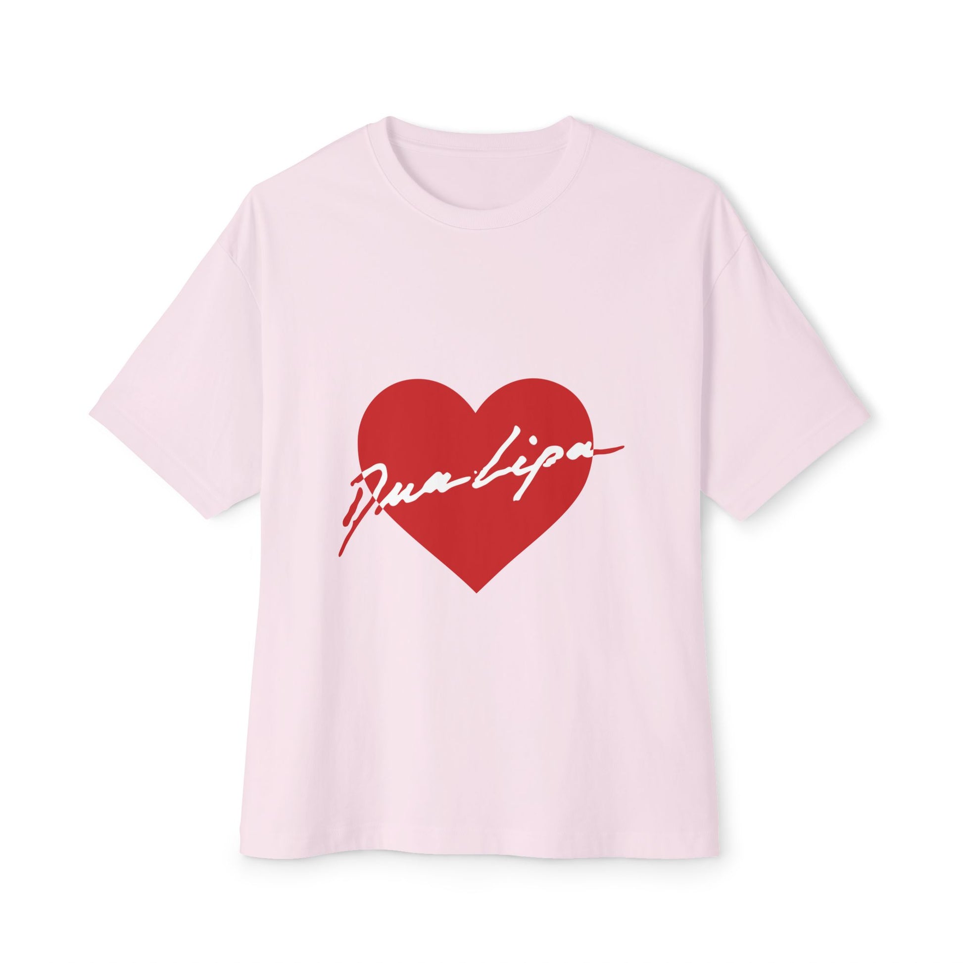 Heartbeat Love Unisex Oversized Boxy Tee - snazzymerch