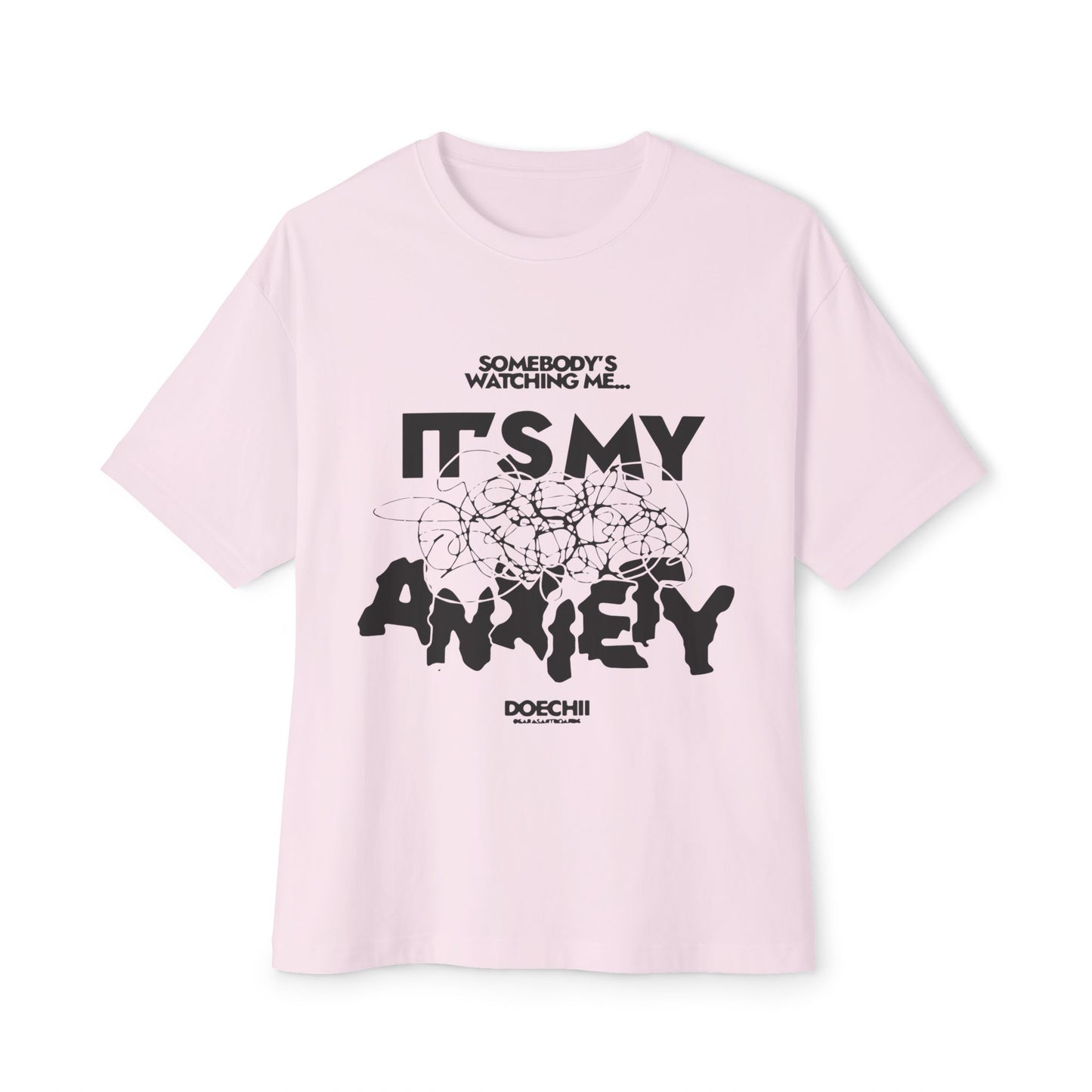 Block Font Quote Unisex Oversized Boxy Tee - snazzymerch