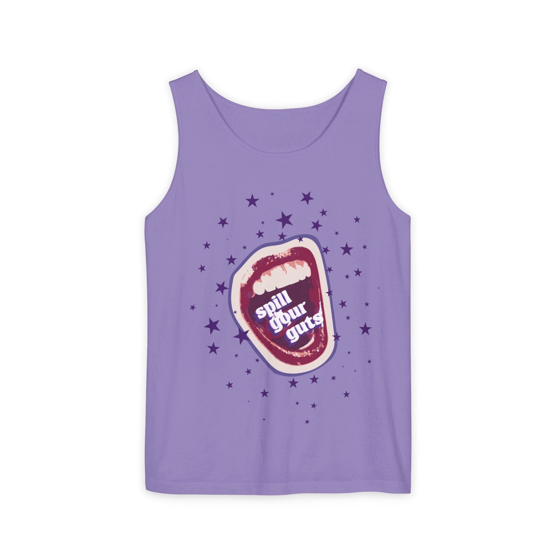 Spill Your Guts Scream-Dyed Tank Top Printify
