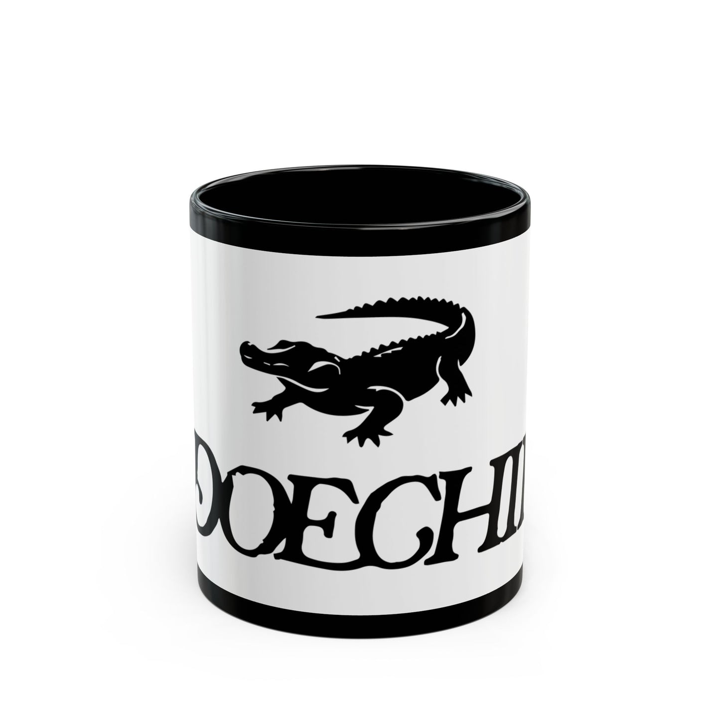 Red Typography Black Mug (11oz, 15oz) - snazzymerch