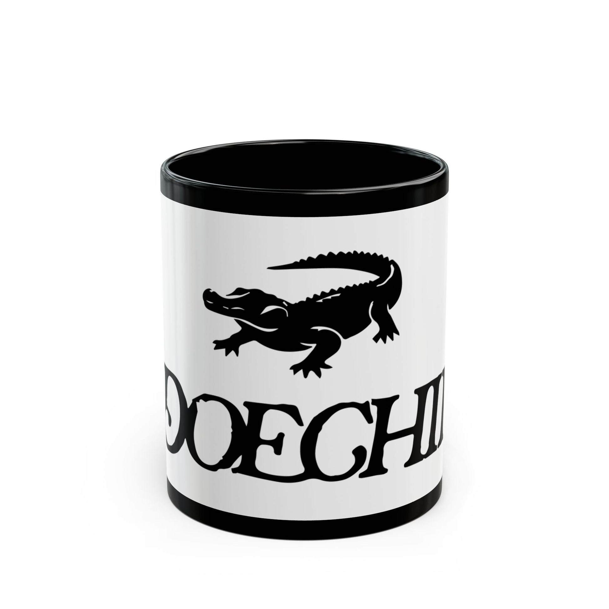 Red Typography Black Mug (11oz, 15oz) - snazzymerch