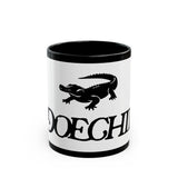 Red Typography Black Mug (11oz, 15oz) - snazzymerch