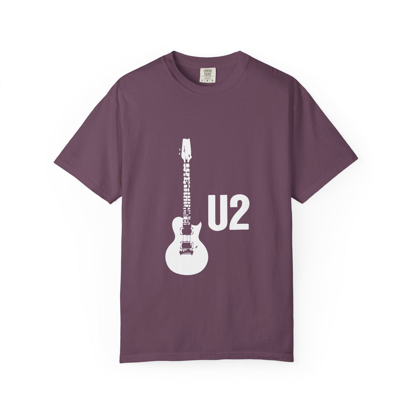 Minimal Guitar Logo Unisex Garment-Dyed T-shirt - snazzymerch