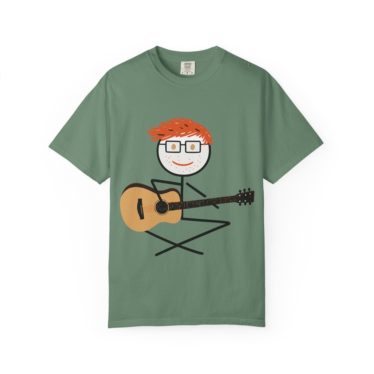 Dyed tshirt - Ed Sheeran guitar edition Printify