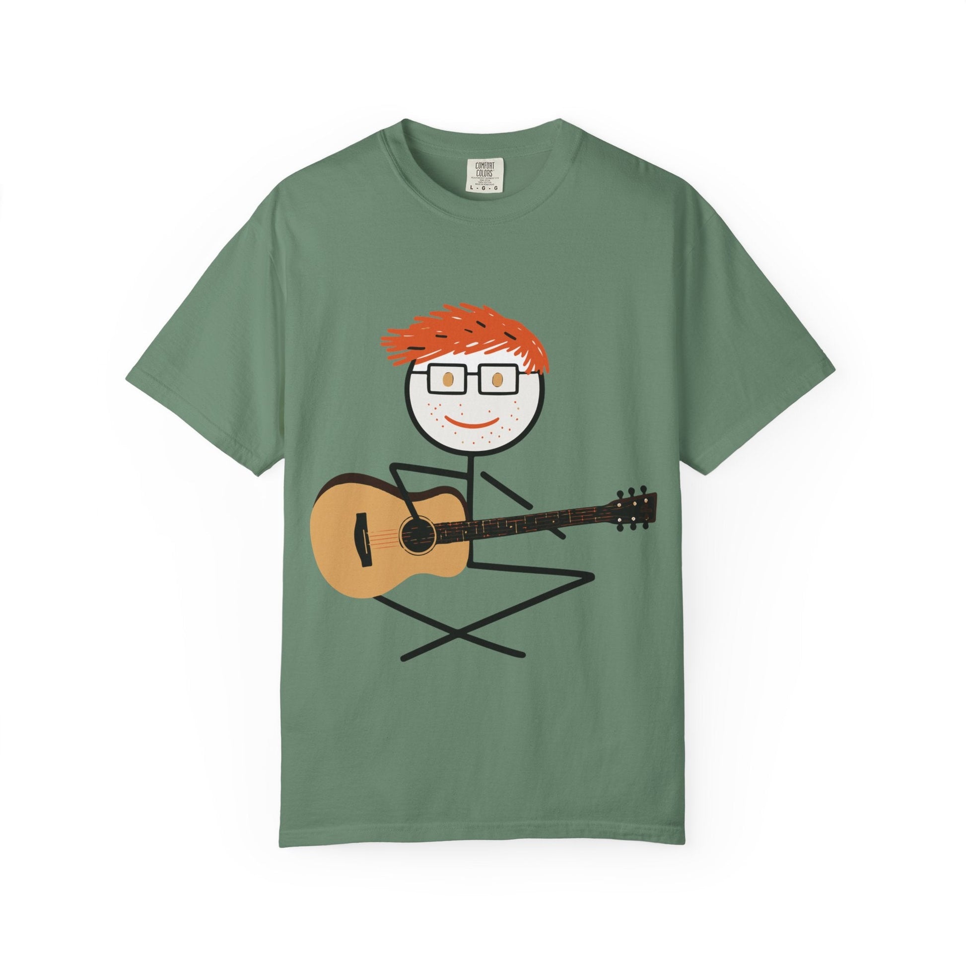 Dyed tshirt - Ed Sheeran guitar edition Printify