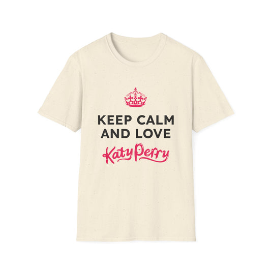 Crown over Katy Perry Signature” - Unisex Softstyle T-shirt Printify