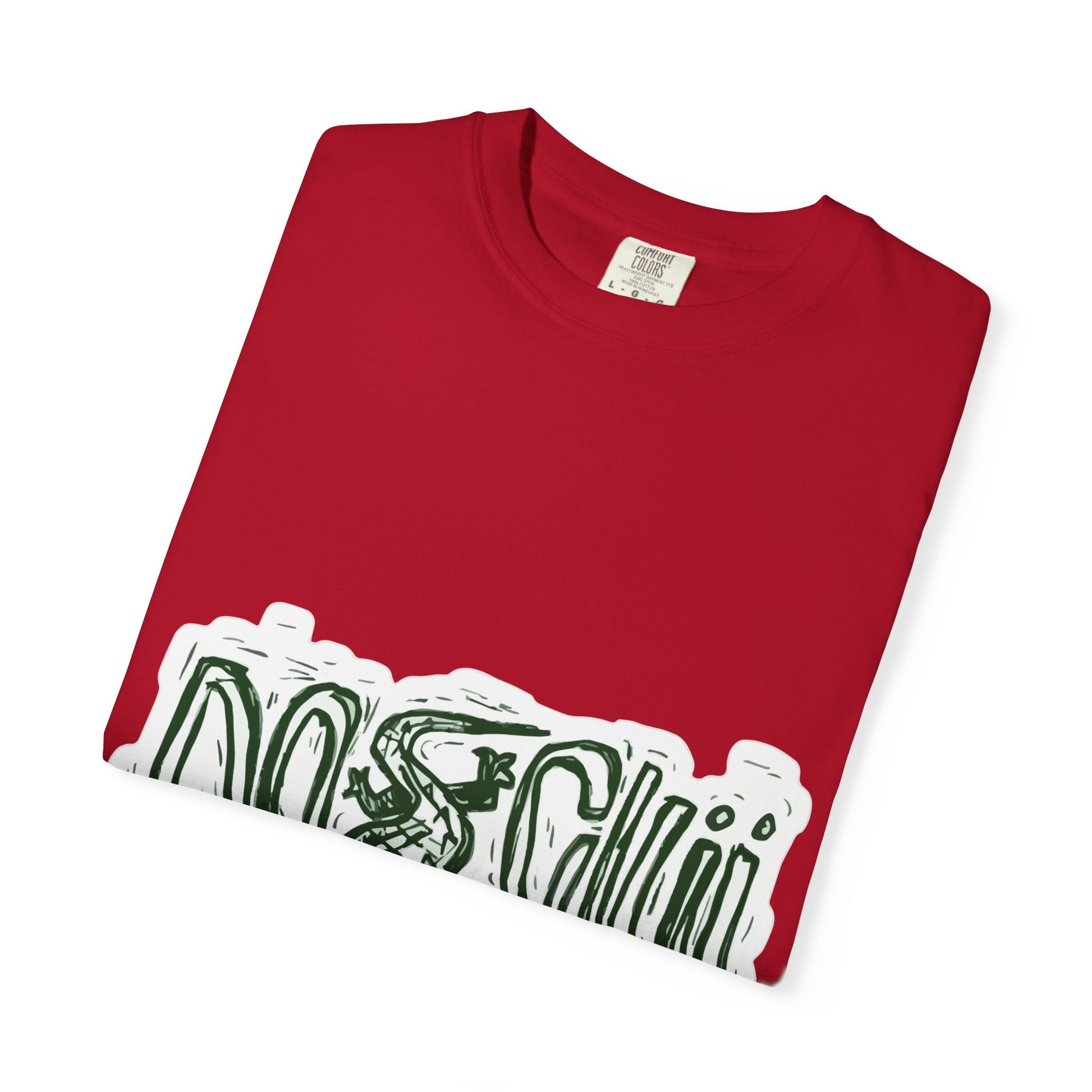 Lizard Lettering Unisex Garment-Dyed T-shirt - snazzymerch