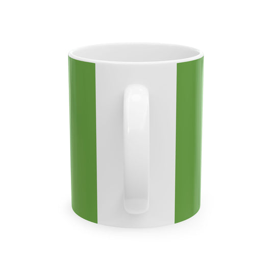 Minimal Bold Number Ceramic Mug, (11oz, 15oz) - snazzymerch