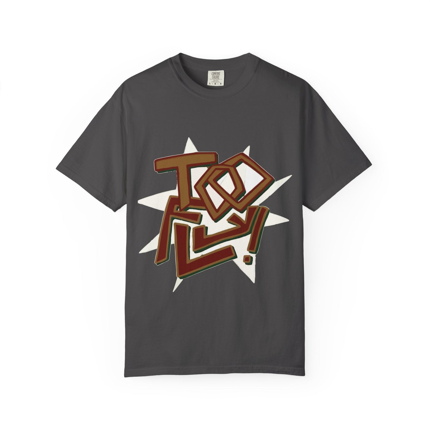 Geometric Lettering Unisex Garment-Dyed T-shirt - snazzymerch