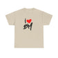 Sketch Love Groove Unisex Heavy cotton Tee Printify