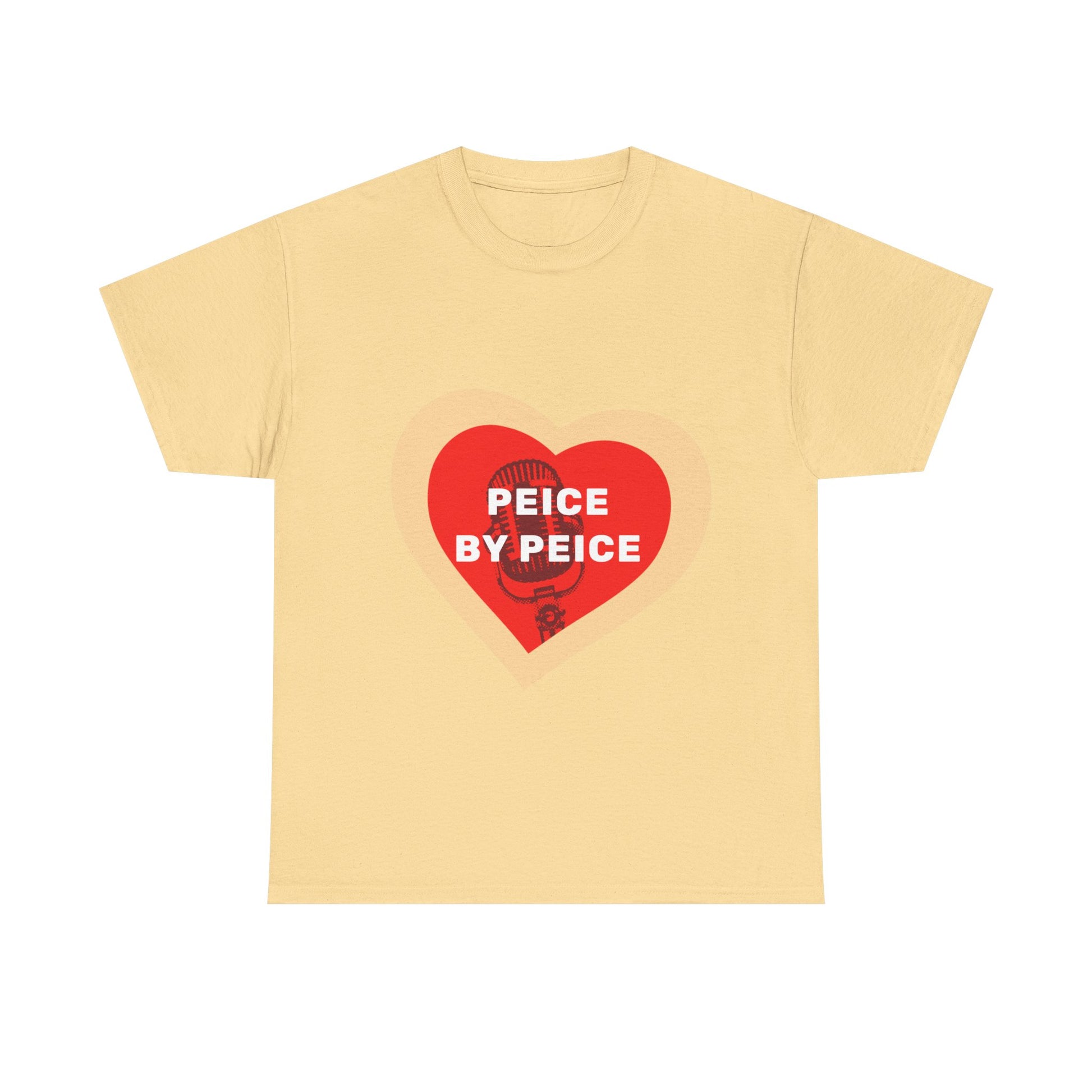 Piece by Piece Mic Drop Unisex Heavy cotton tee Printify
