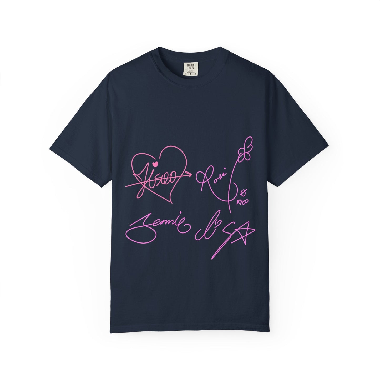 Signature Autograph – Dyed T-shirt Printify