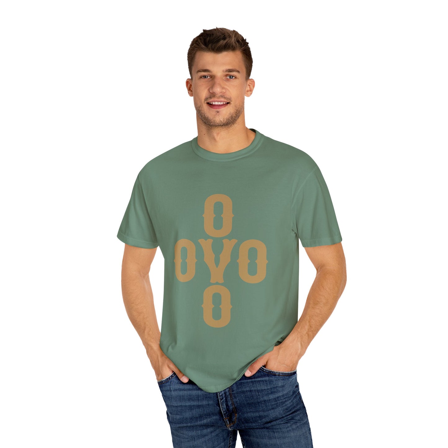 OVO Monogram Stack Dyed Tshirt Printify