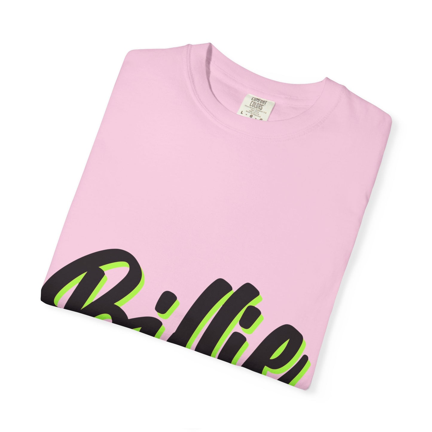 Billie Eilish Inspired Dyed T-shirt – Electric Script Vibes Edition Printify