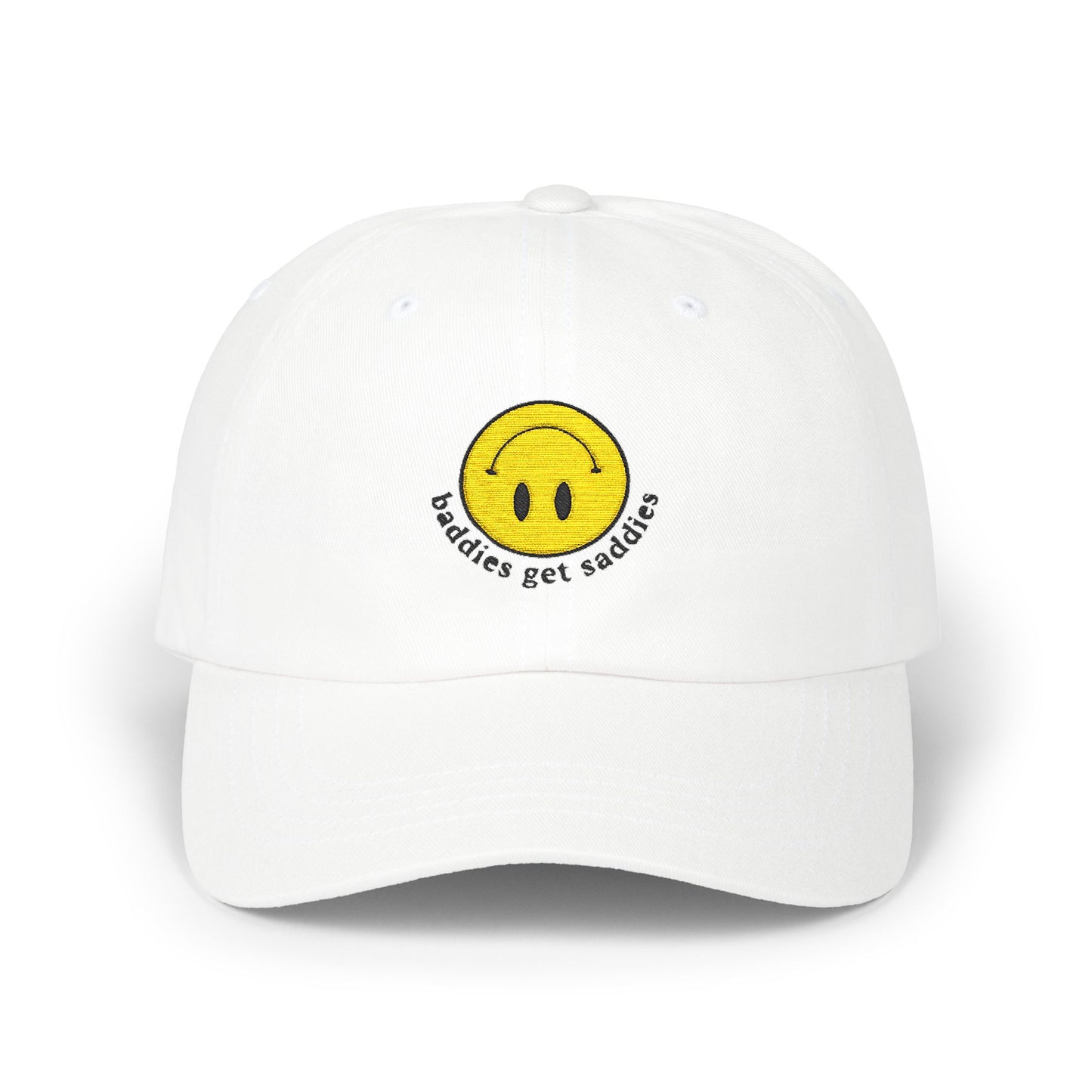 Yellow Smiley Classic Dad Cap - snazzymerch