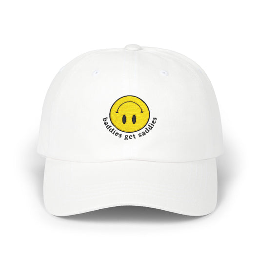 Yellow Smiley Classic Dad Cap - snazzymerch
