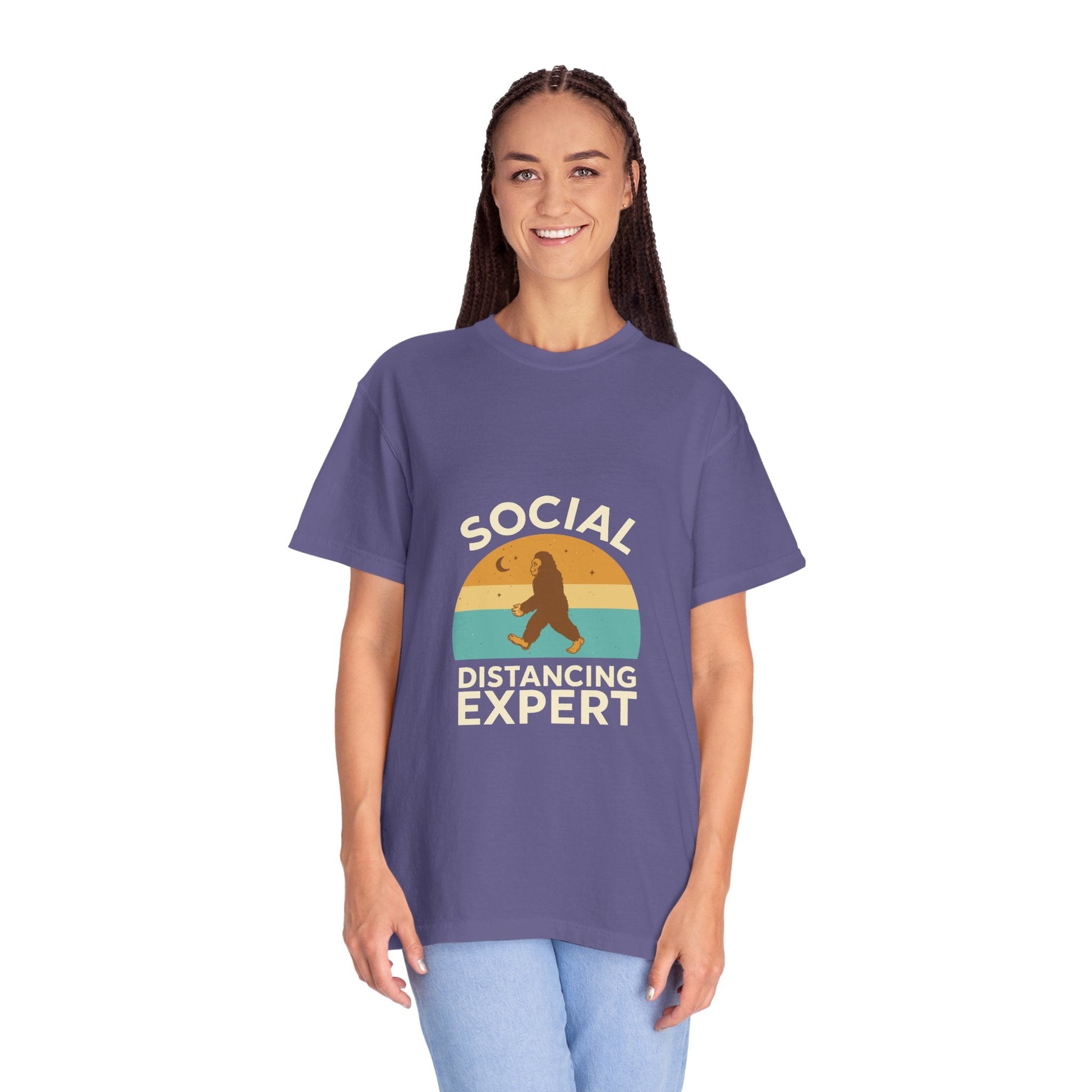 Dyed T-shirt – Snazzy Social Distance Edition Printify