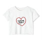 Heartbeats & Midnights Women's Festival Crop Top - snazzymerch