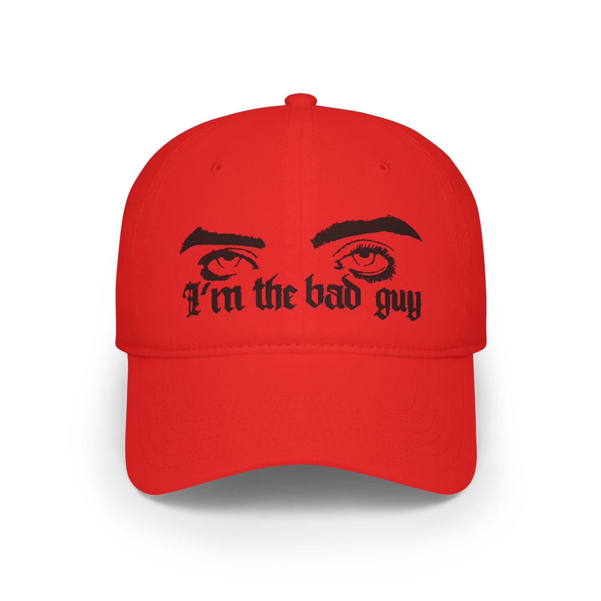 Billie Eilish Inspired Baseball Cap – Eyes & Shadows Gothic Edition Printify
