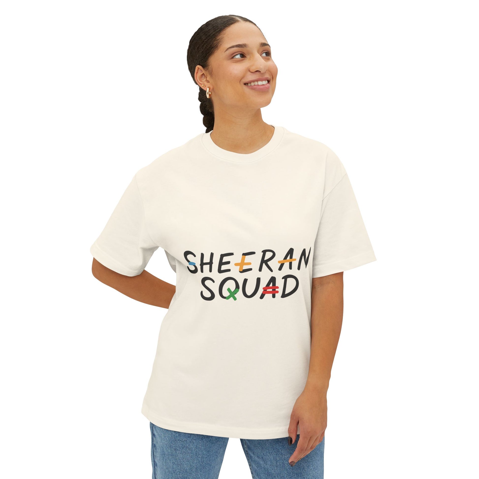 Sheeran Squad Oversized Boxy Tee | SnazzyMerch