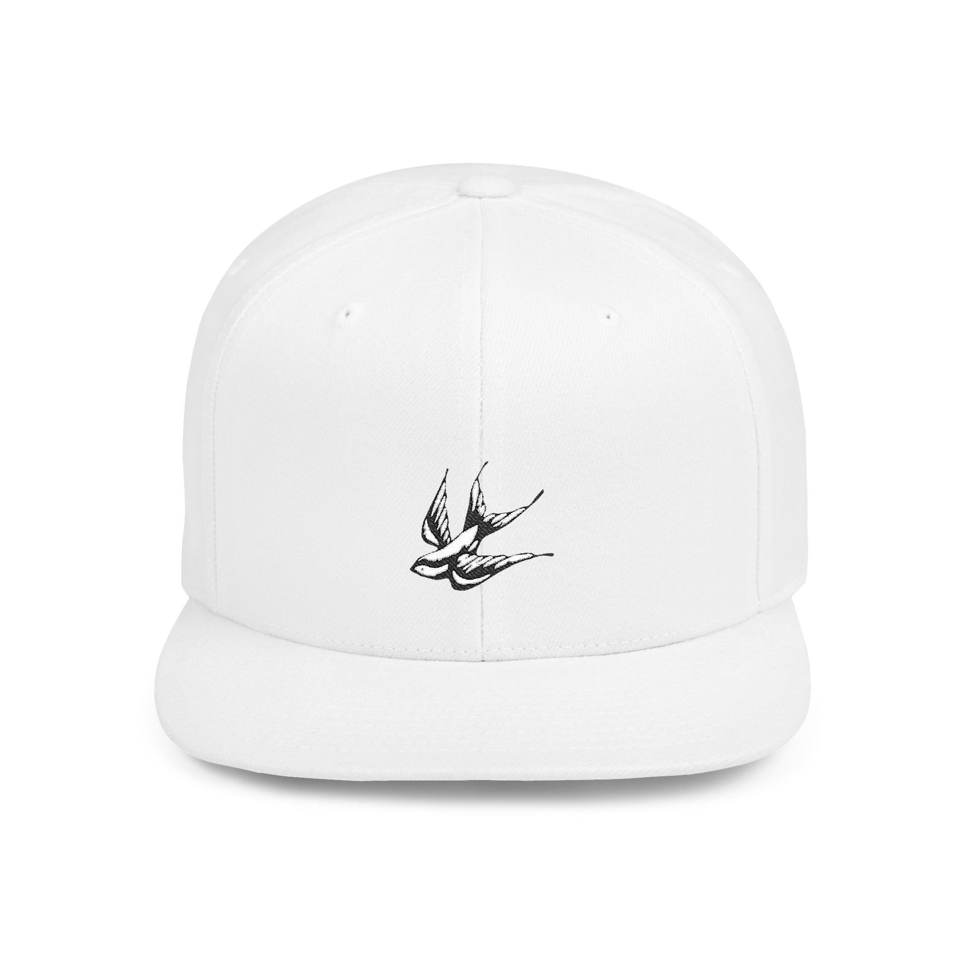 Flight Marked Flat Bill Snapback Cap Printify