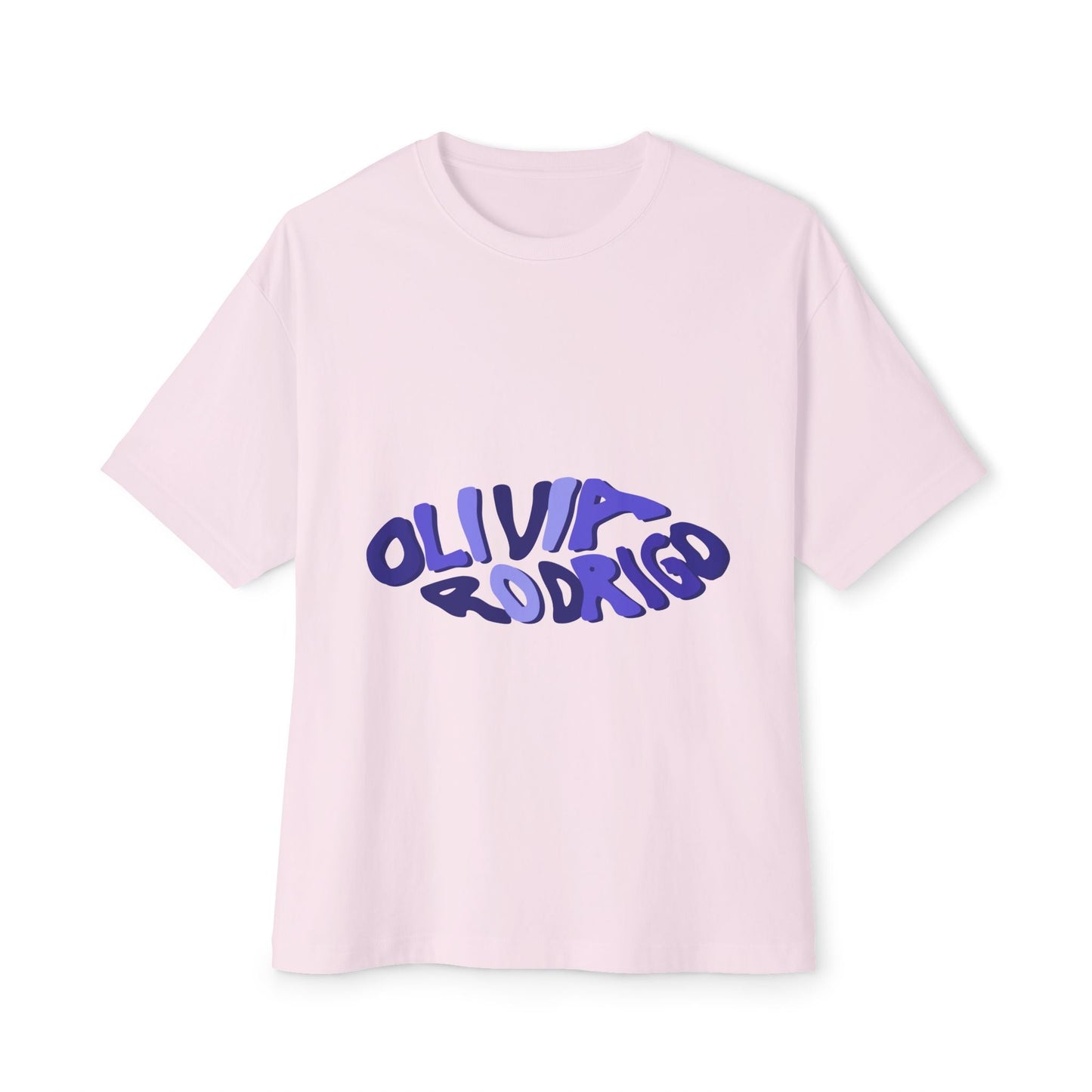 Olivia Rodrigo Wavy Text-Oversized Tee Printify