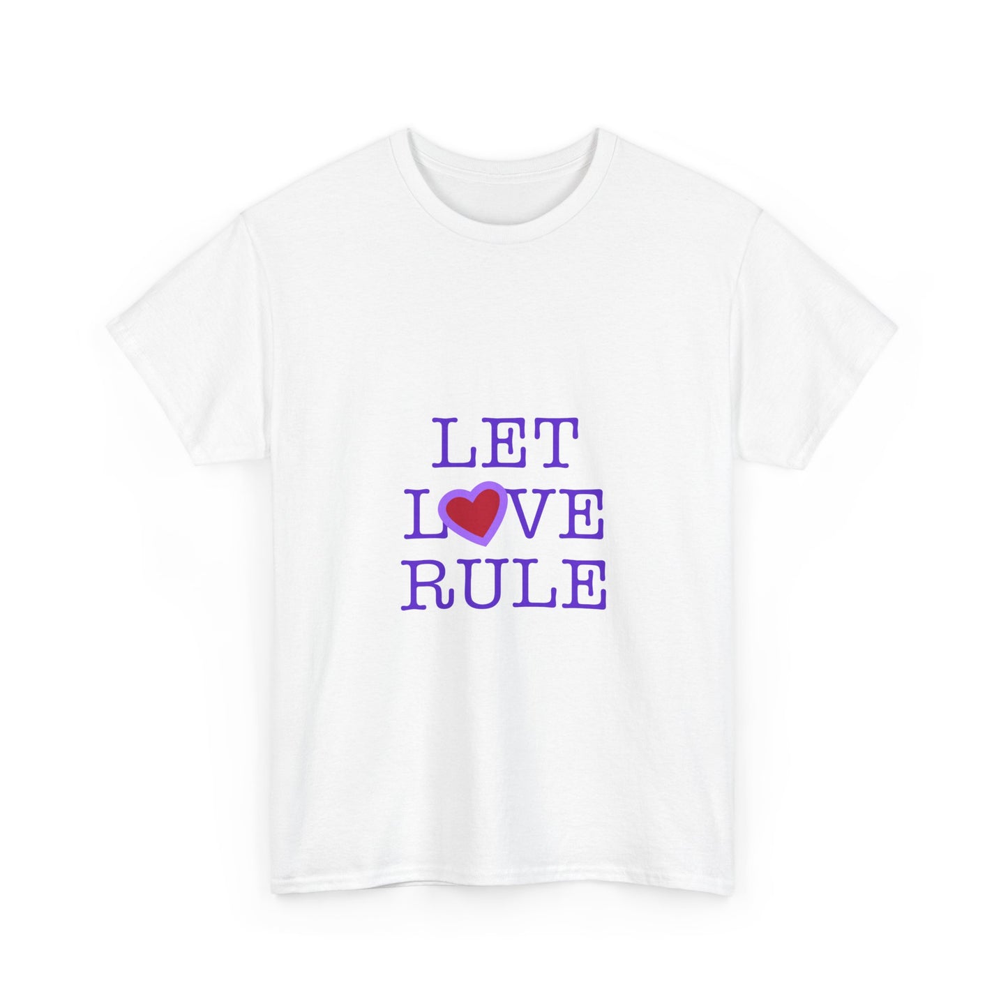 Let Love Rule (Remix) Unisex Heavy cotton tee Printify