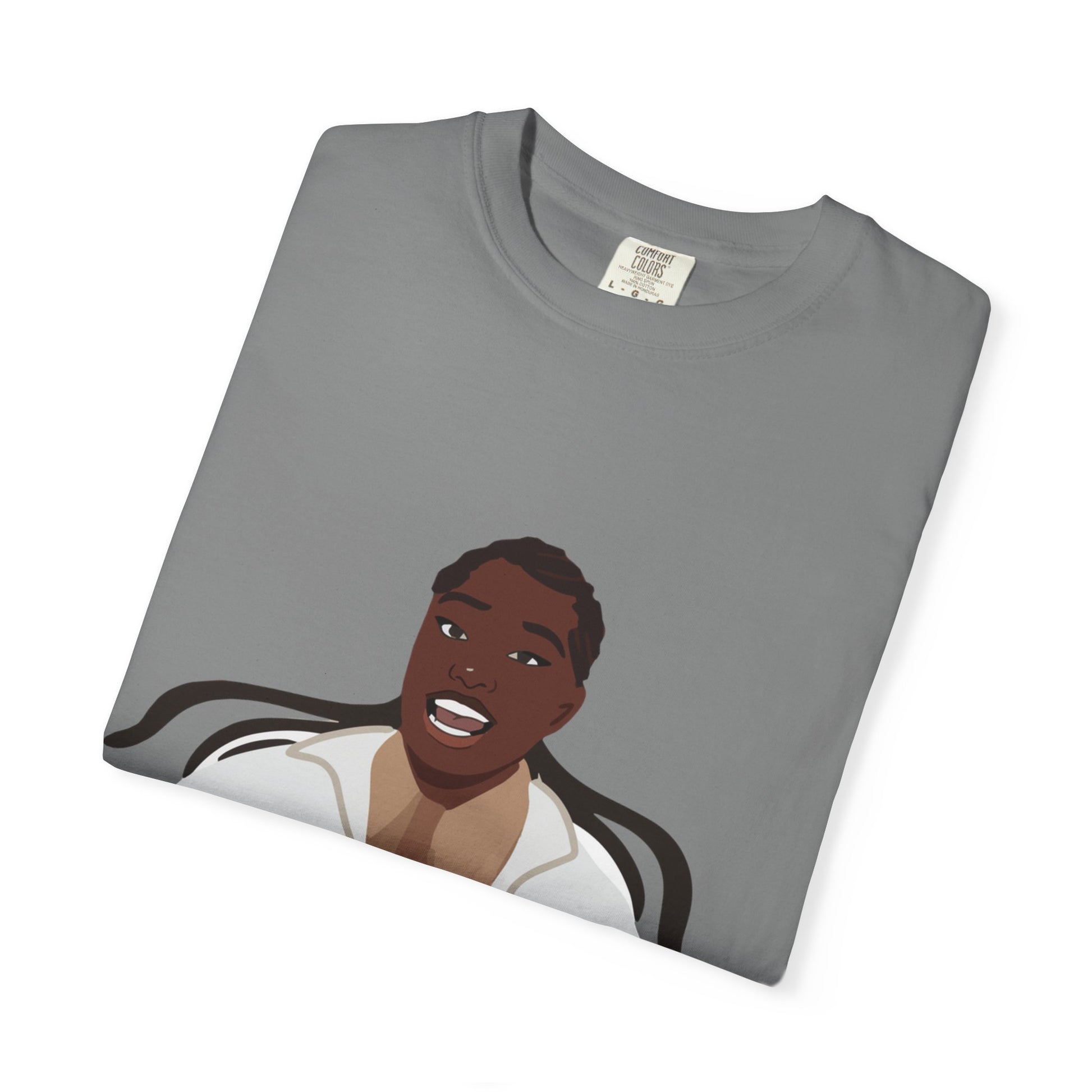 Vector Portrait Unisex Garment-Dyed T-shirt - snazzymerch