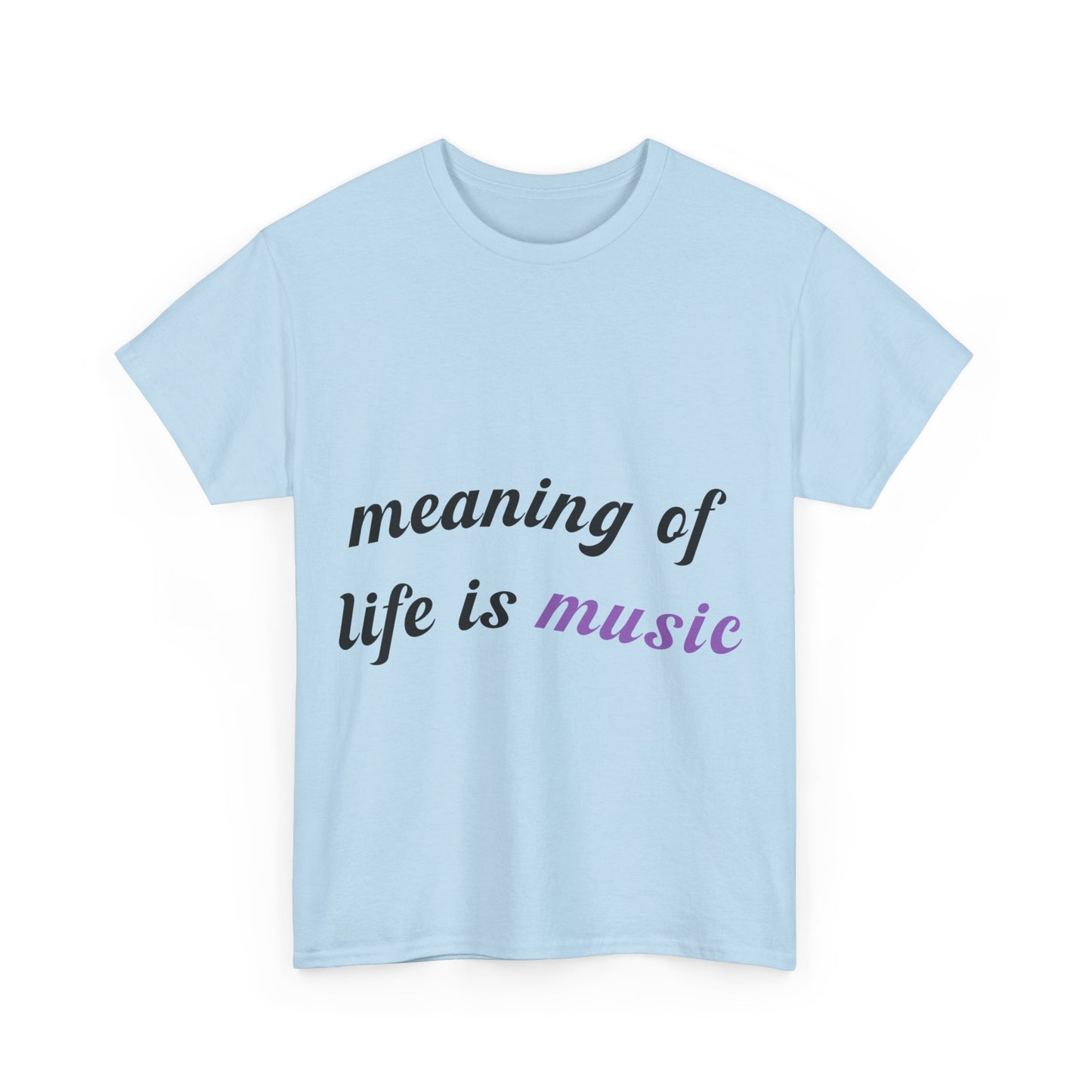 Feel the Music Vibe Unisex Heavy cotton tee Printify