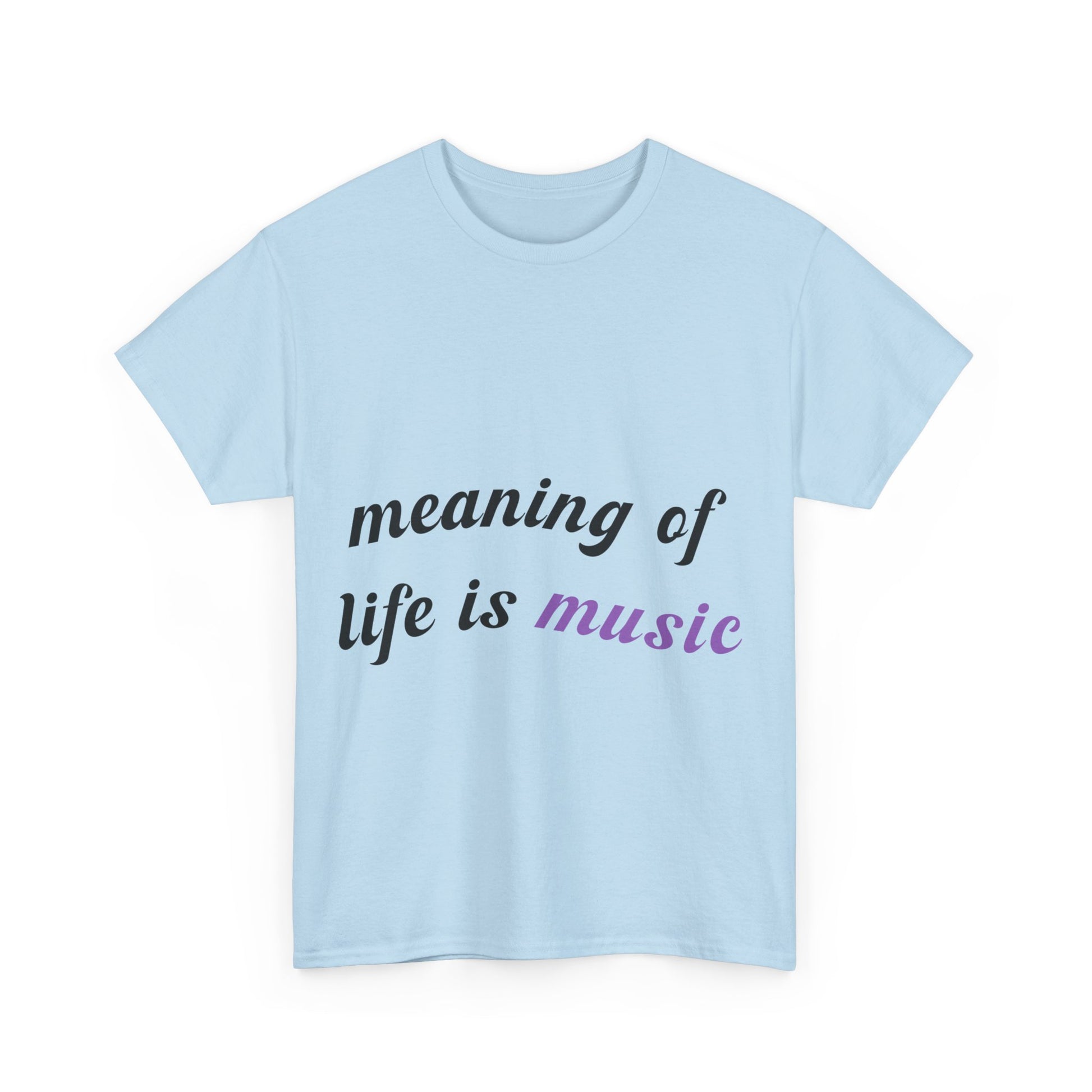 Feel the Music Vibe Unisex Heavy cotton tee Printify