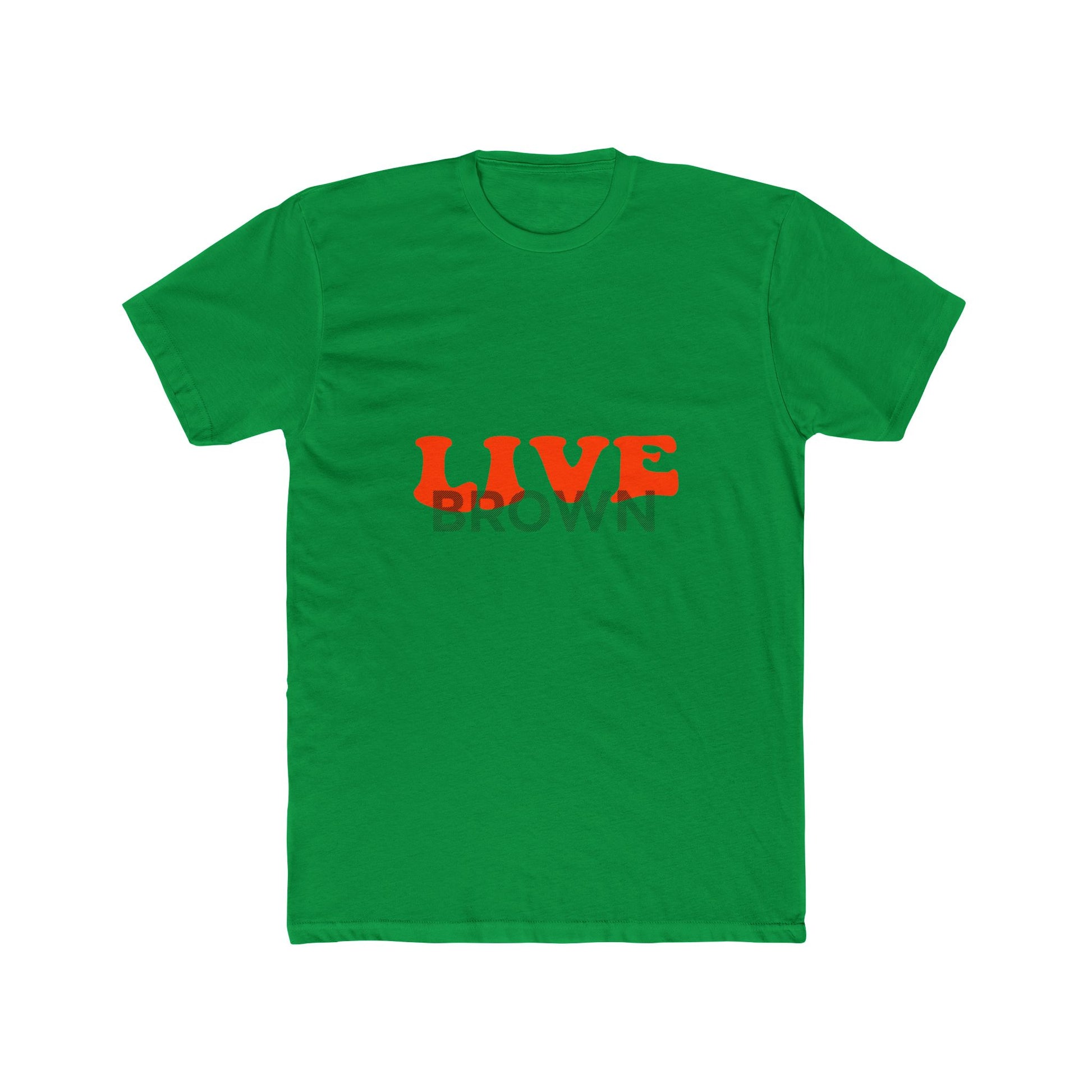 Retro Live Lettering Print Unisex Cotton Tee - snazzymerch