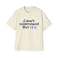 I <3 U Blue Type Men's Heavy Oversized Tee - snazzymerch