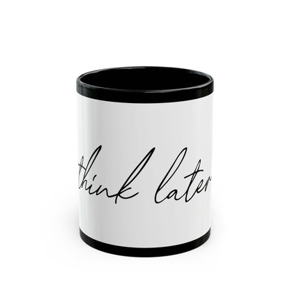 Retro Bold Black Mug (11oz, 15oz) - snazzymerch