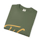 Take Care Gold Script Dyed Tshirt Printify