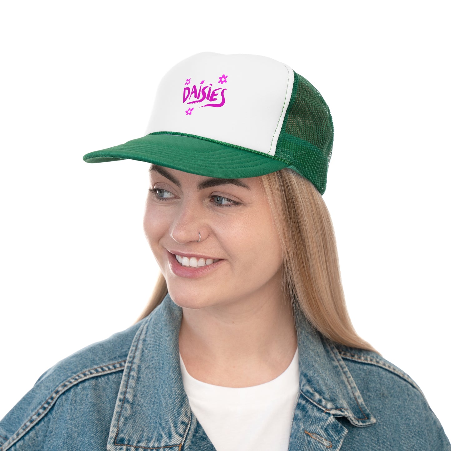 Daisies Trucker Cap Printify