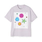 Color Pop Charm Patch Men's Heavy Oversized Tee - snazzymerch