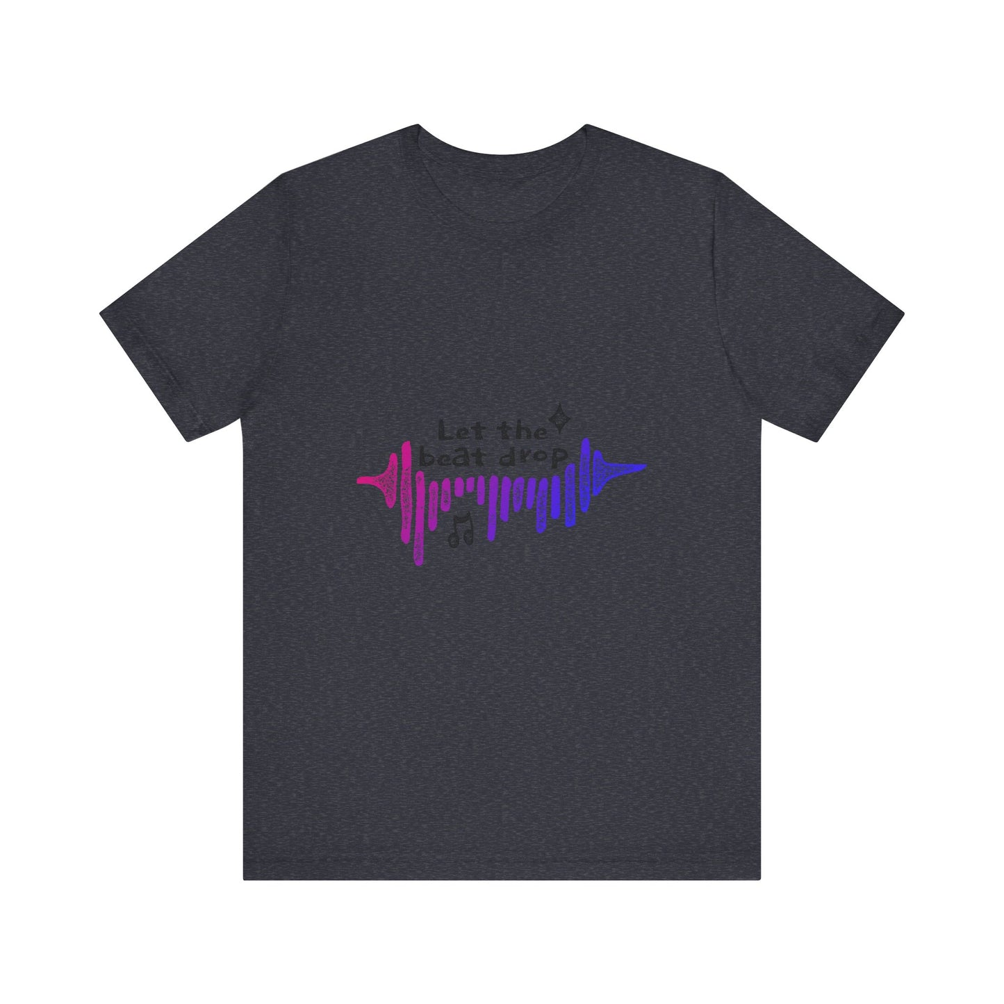 Bold Beats Visualizer Unisex Jersey short sleeve tee Printify