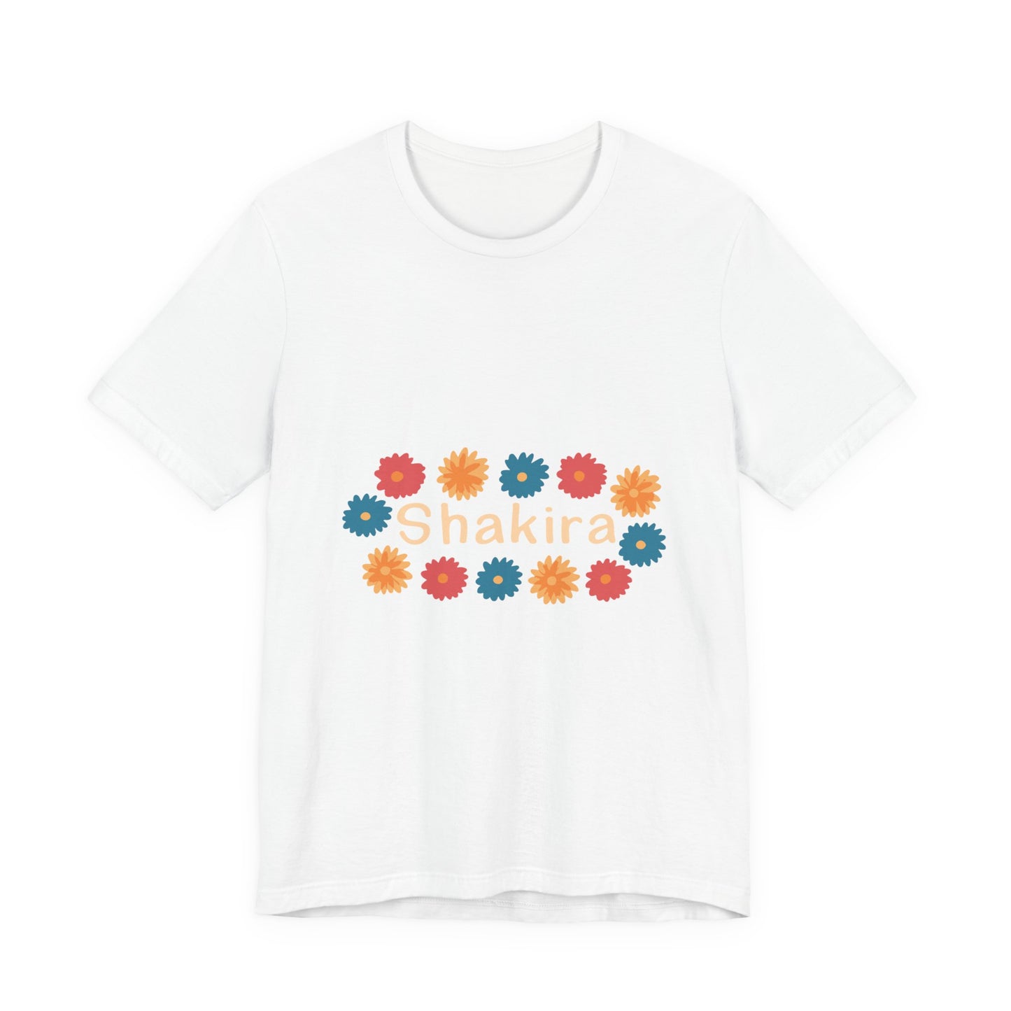 Retro Floral Groove Unisex jersey short sleeve tee Printify