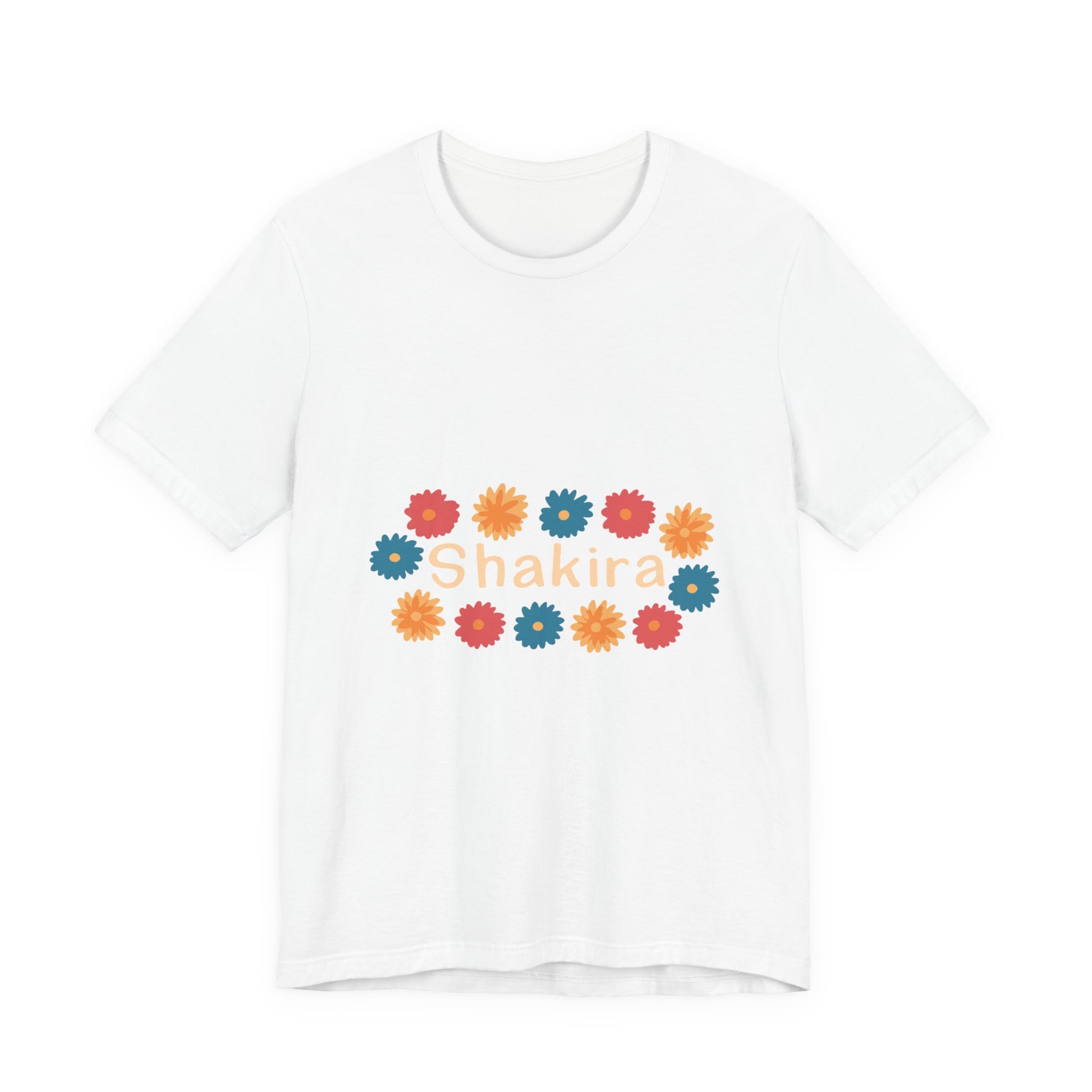 Retro Floral Groove Unisex jersey short sleeve tee Printify