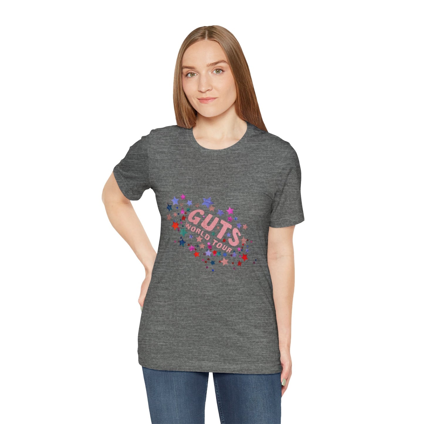 Olivia Rodrigo Unisex Jersey Short Sleeve Tee - Guts World Tour Printify