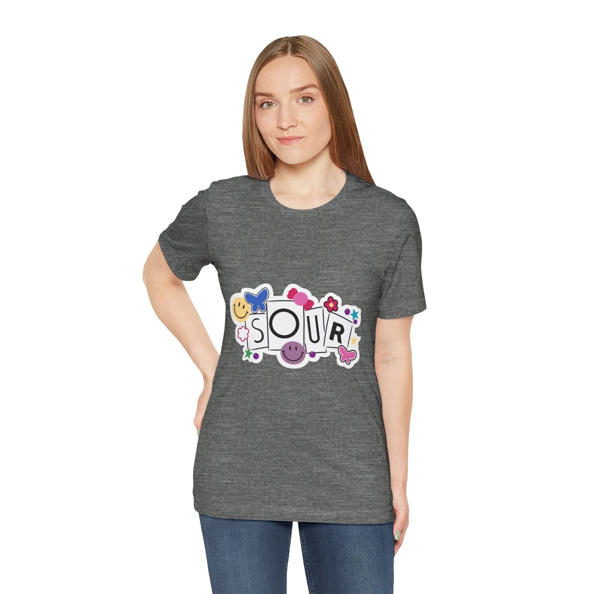 Olivia Rodrigo Unisex Jersey Short Sleeve Tee - Sour Printify