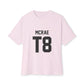 Minimal Bold Number Unisex Oversized Boxy Tee - snazzymerch