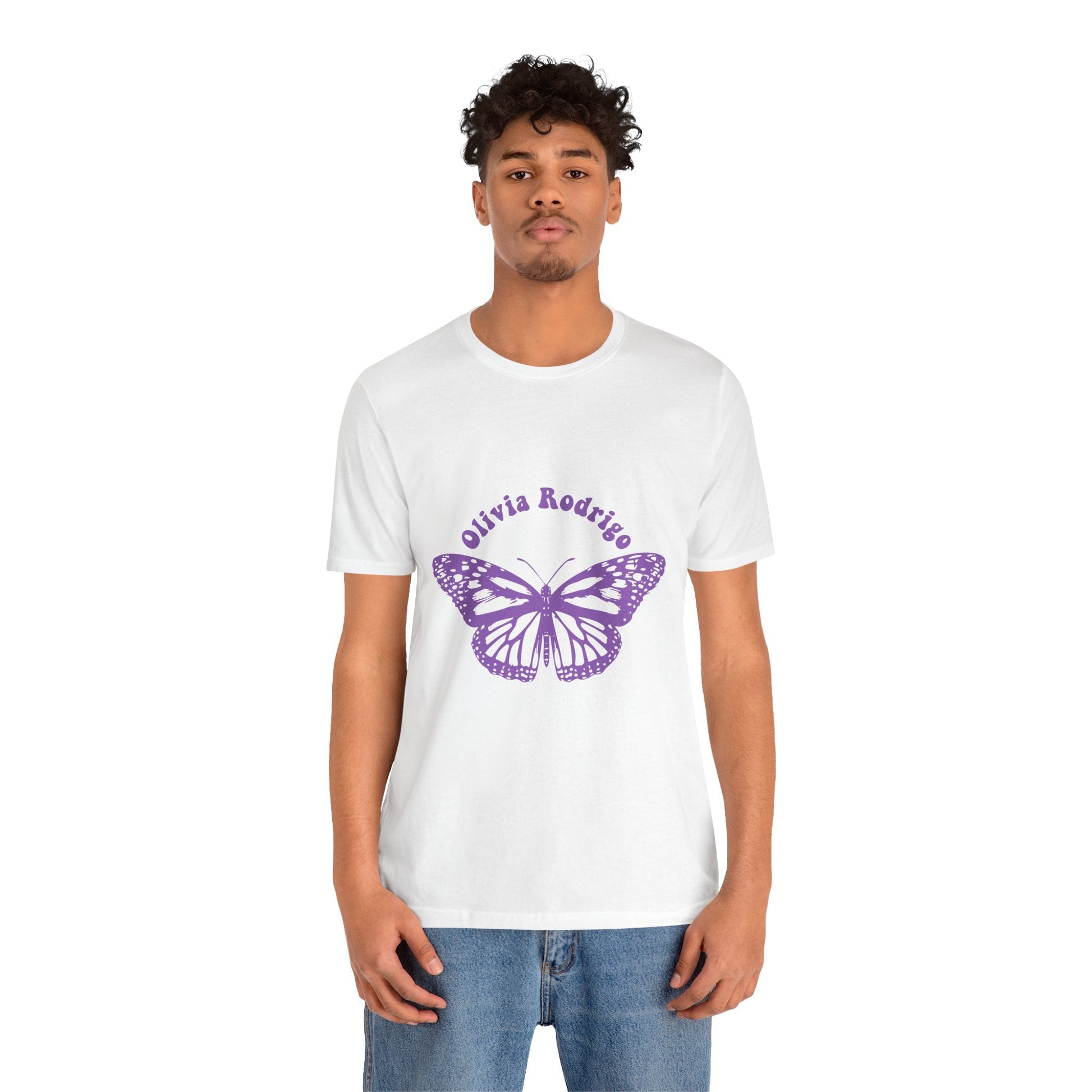 Olivia Rodrigo Unisex Jersey Short Sleeve Tee - With Butterfly Printify