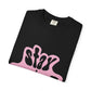 Retro Pink “Stay Weird” Typography Unisex Garment-Dyed T-shirt - snazzymerch