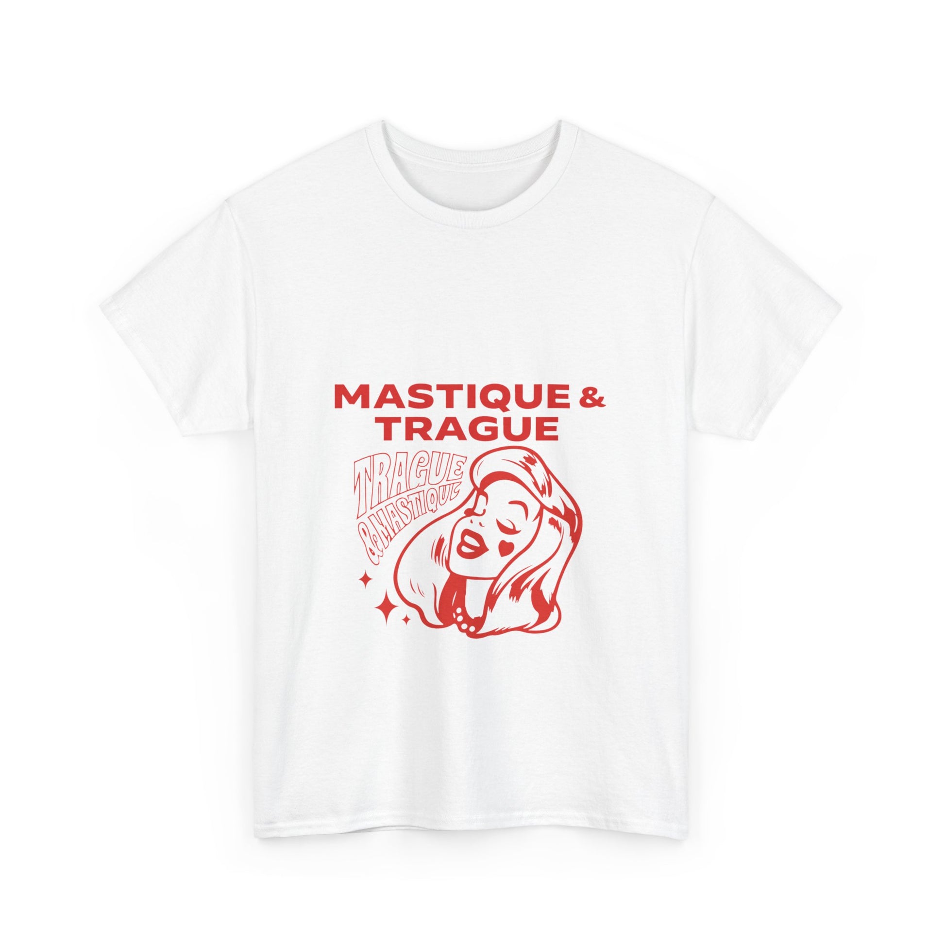 Fierce Femme in Red Unisex Heavy cotton tee Printify