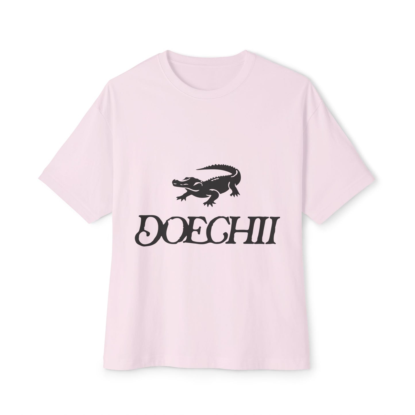 Red Typography Unisex Oversized Boxy Tee - snazzymerch