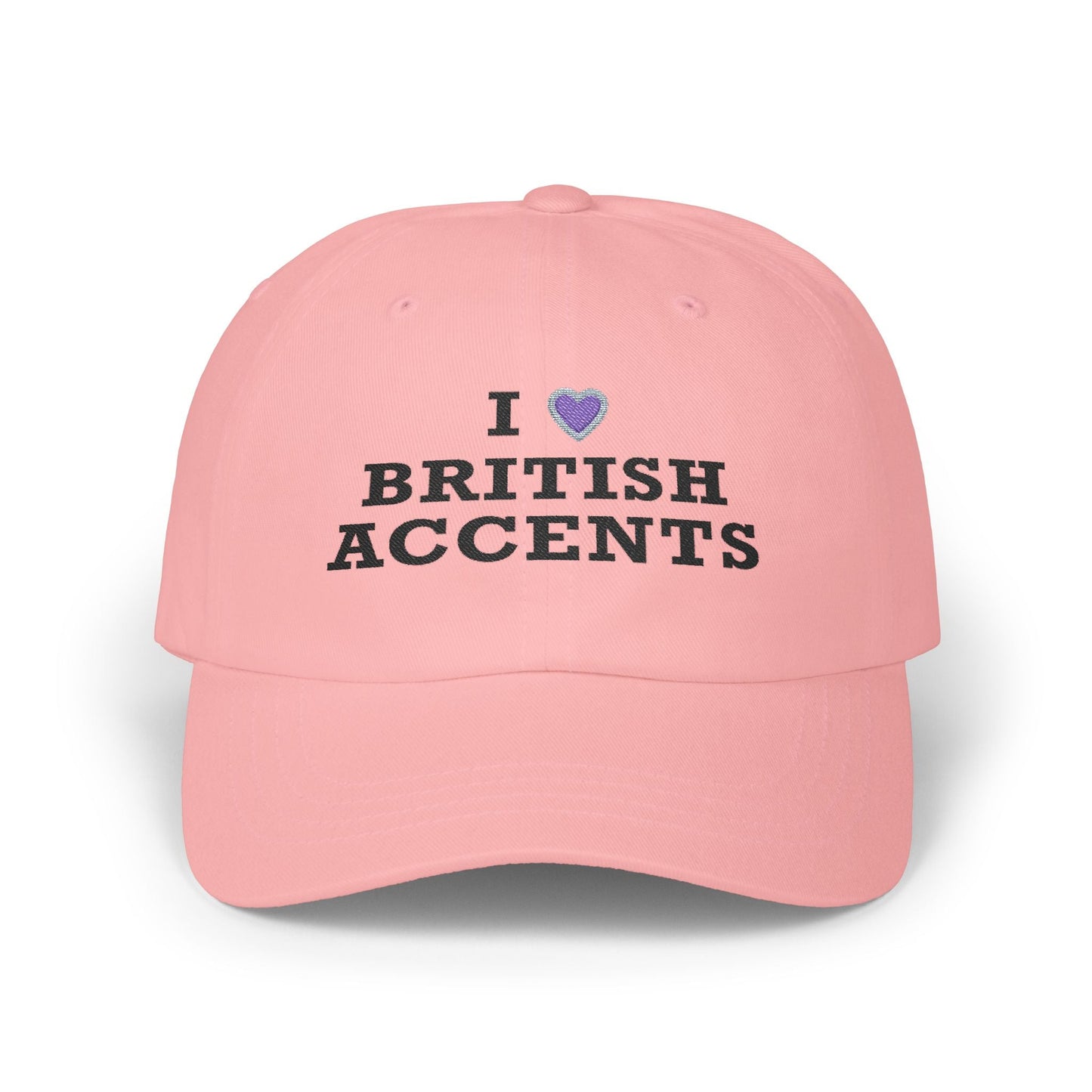 I Love British Accents Classic Dad Cap Printify